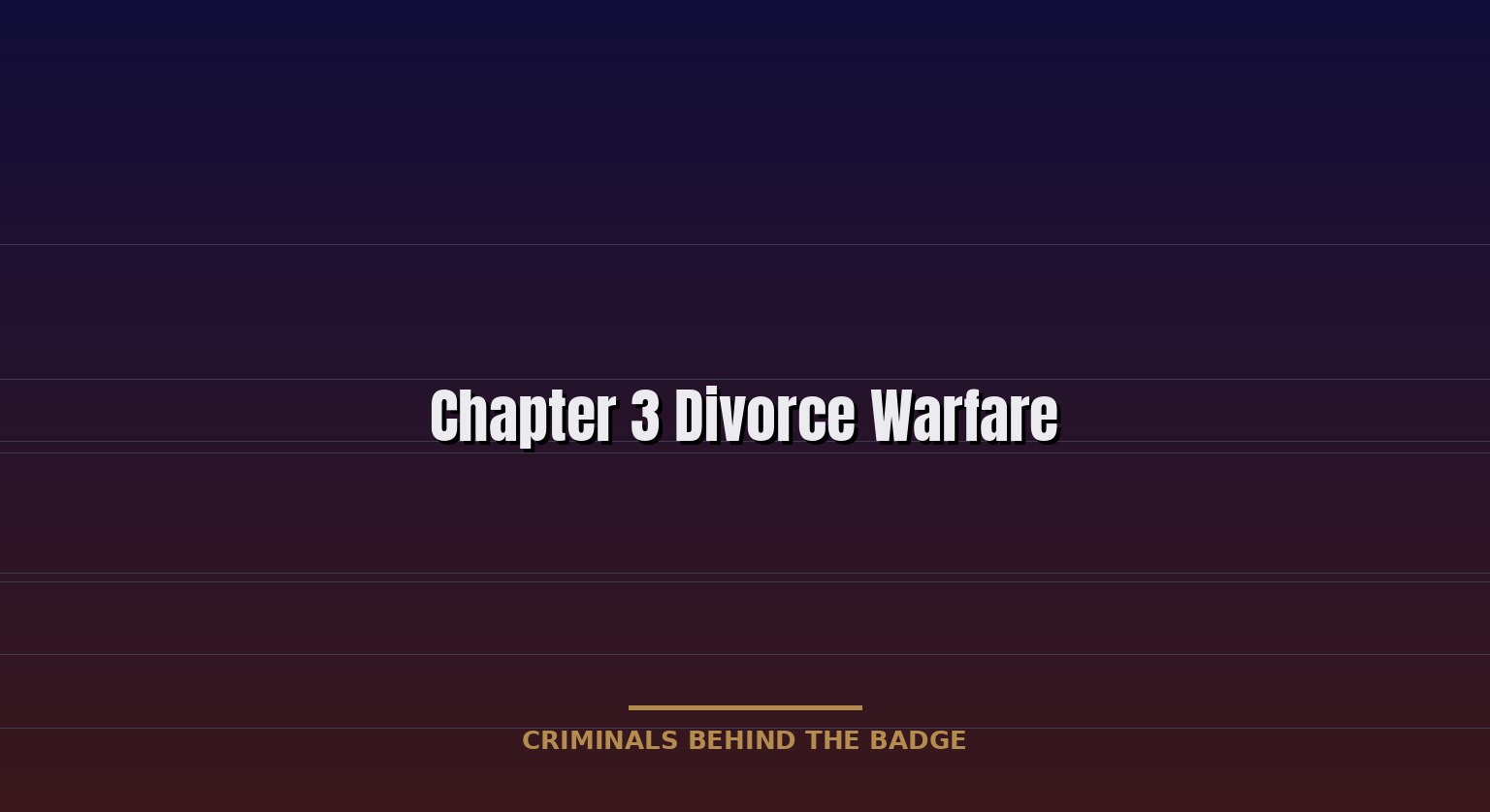 CHAPTER 3 — DIVORCE WARFARE