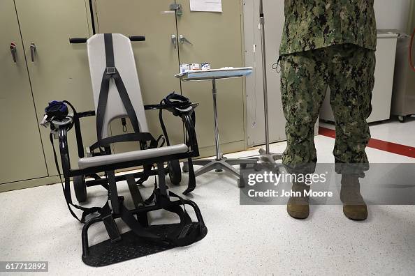 Restraint chair used in detention facilities