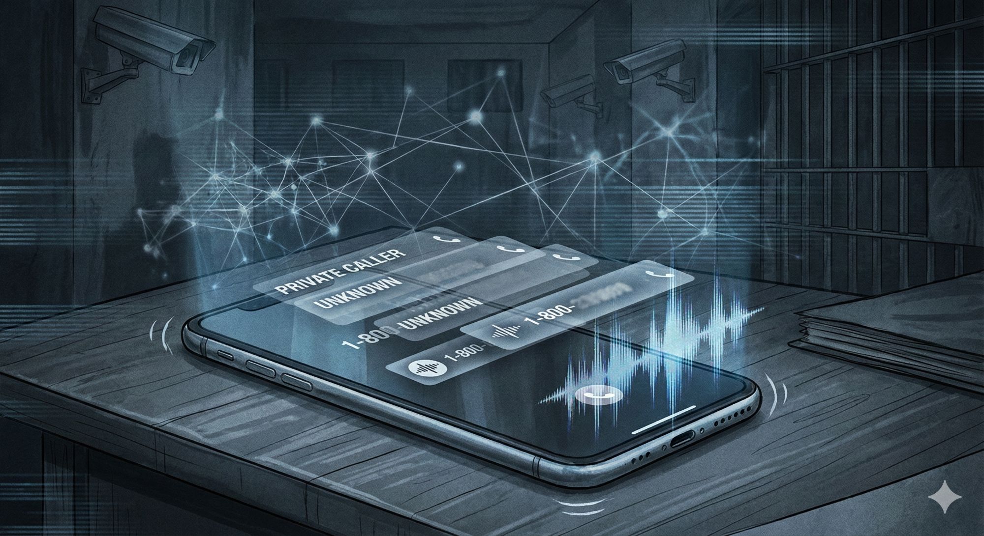 AI-driven phone harassment using synthetic voices and automated surveillance calls